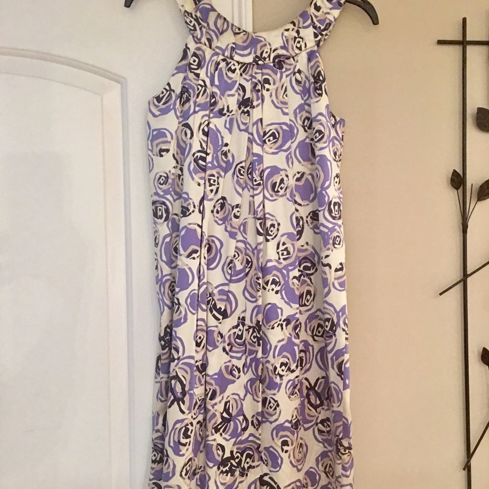 Fully lined polyester silk-type feel dress